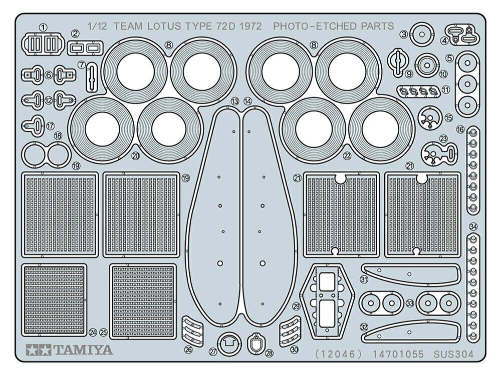 1/12 Team Lotus Type 72D 1972