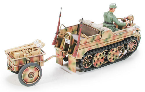 1/48 Kettenfraftrad W/infantry Cart & Goliath Demolition Vehicle