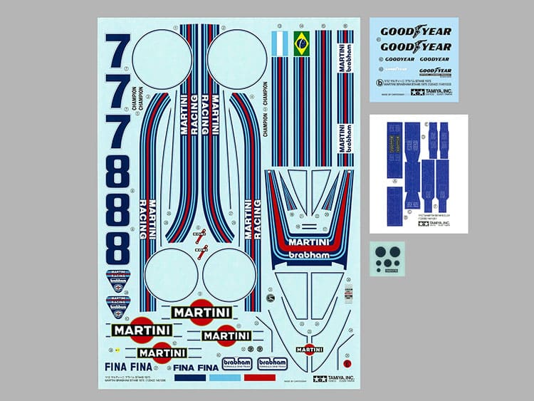 1/12 Martini Brabham BT44B 197 w/Photo Etched Parts