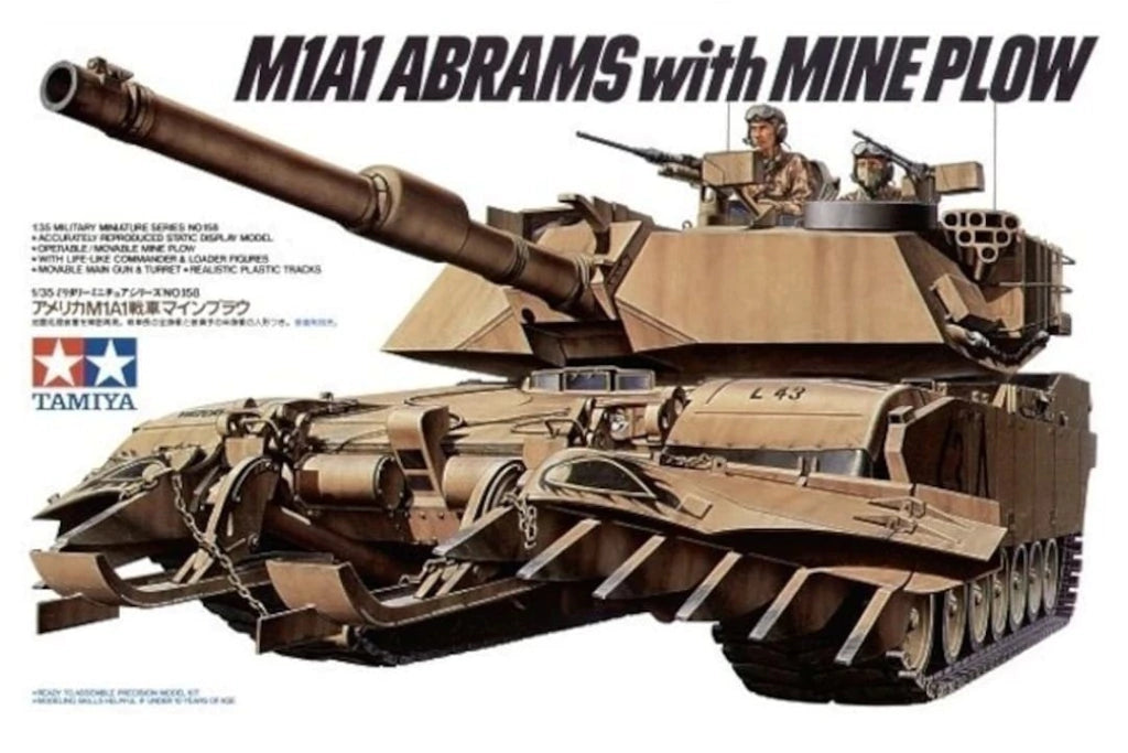 1/35 U.S. M1A1 Abrams W/ Mine Plow