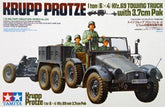 1/35 alemão Krupp Protze 3,7 cm tipo rebocado de arma antitanque