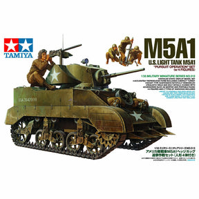 1/35 US Light Tank M5A1 "Pursuit Operation" w/4 Figures