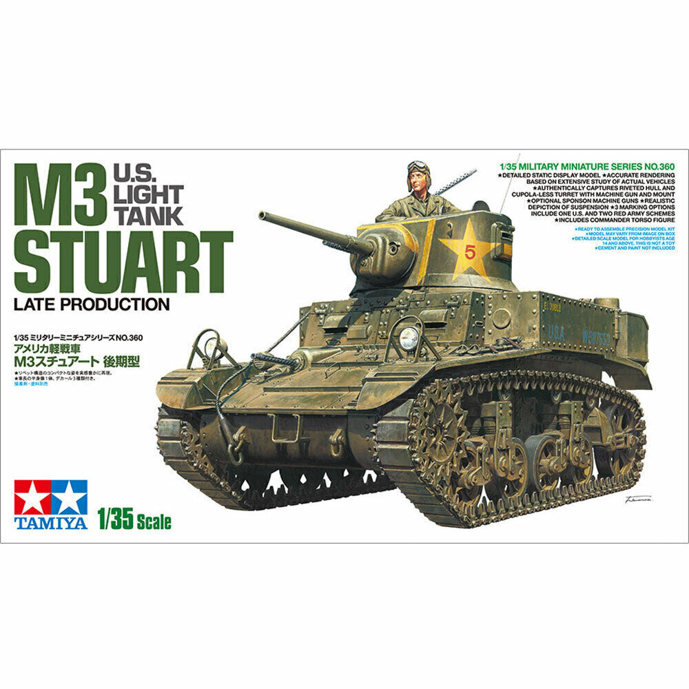 1/35 U.S. Light Tank M3 Stuart - Tamiya
