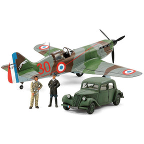 1/48 Dewoitine D.520 "French Aces" w/Staff Car