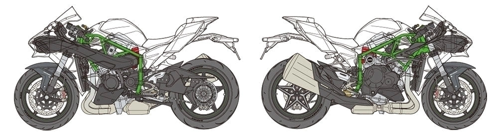 1/12 Kawasaki Ninja H2 CARBON
