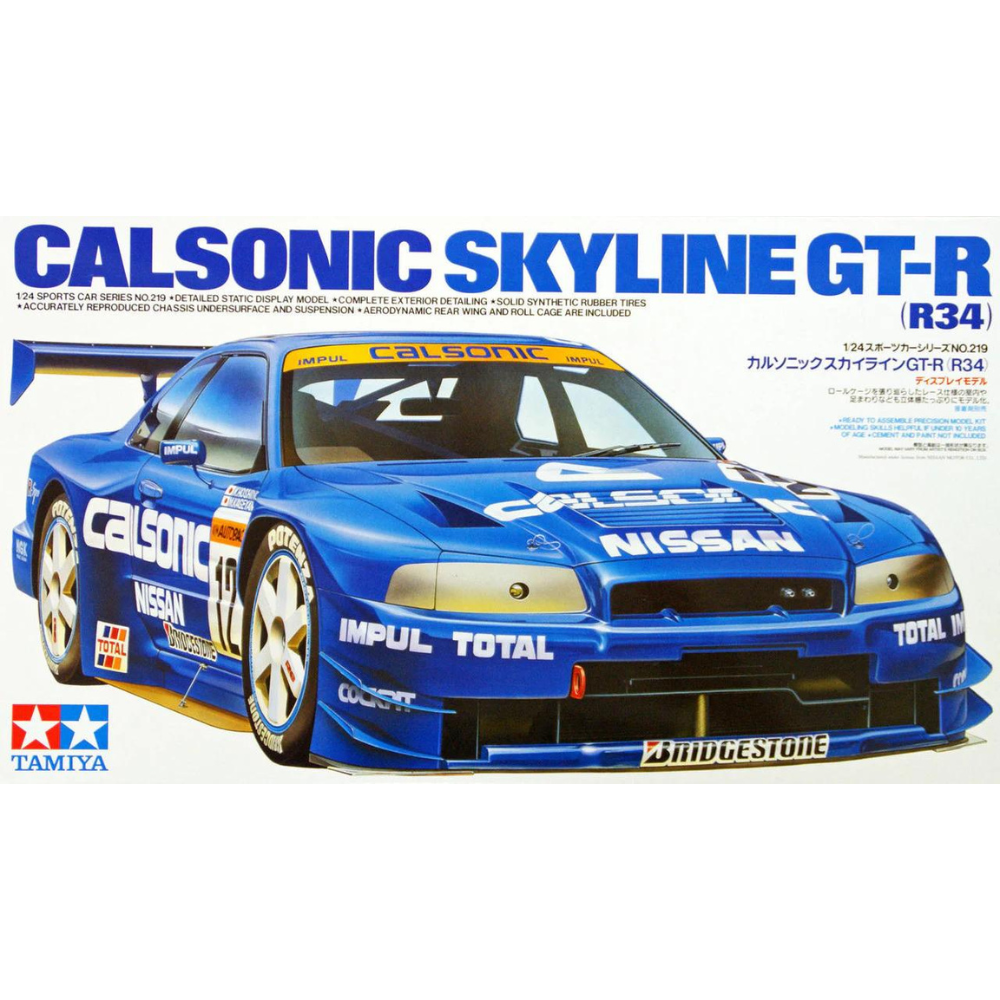 1/24 CALSONIC SKYLINE GT-R (R34) - Tamiya - (Kit de Montagem)