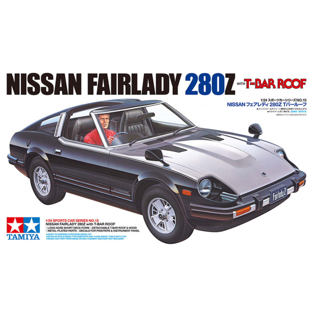 1/24 1978 Nissan Fairlady 280Z c/T-Bar Roof - Tamiya - (Kit de Montagem)