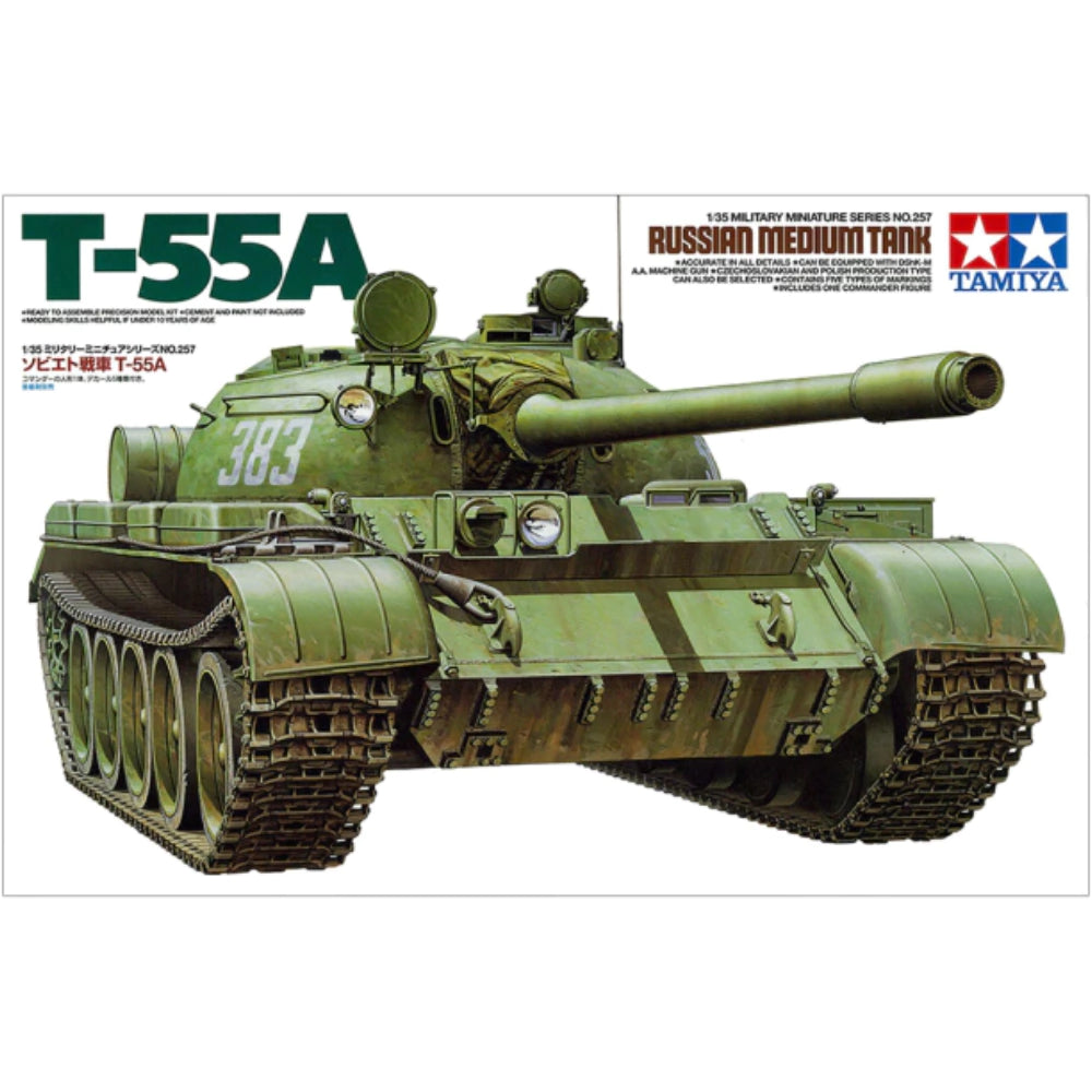 1/35 Tanque Russo T-55A - Tamiya
