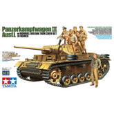 1/35 German Panzer III Ausf.L w/Rommel and DAK Tank Crew