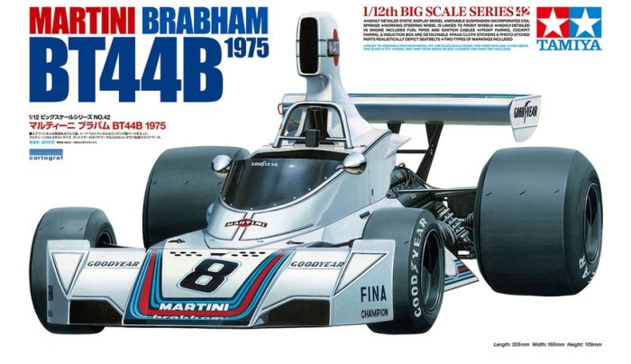 1/12 Martini Brabham BT44B 197 w/Photo Etched Parts